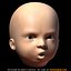 baby head 3d model