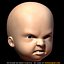 baby head 3d model