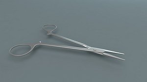 3ds max medical scissors