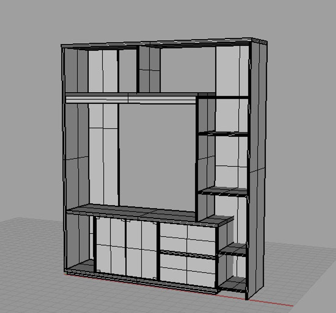 3dm design wall unit