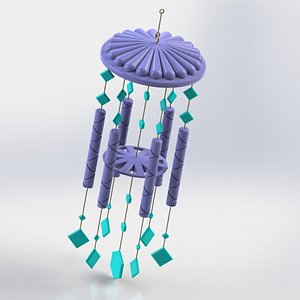 3d windchimes