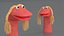 Sock Puppet Character Pink Girl Smiling Pose
