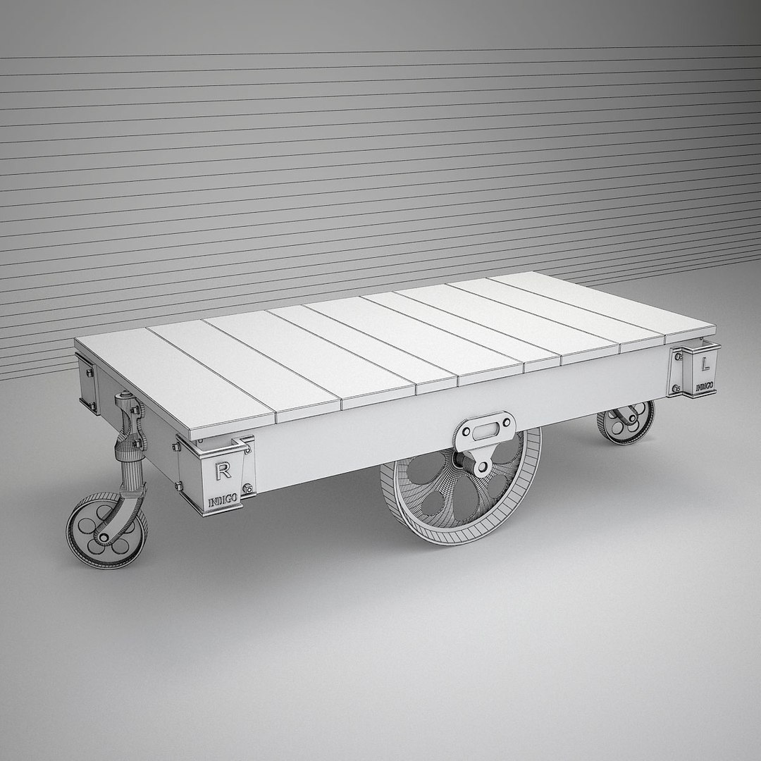 Factory Cart Furniture 3d Model