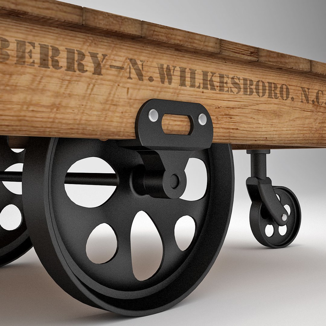 Factory Cart Furniture 3d Model