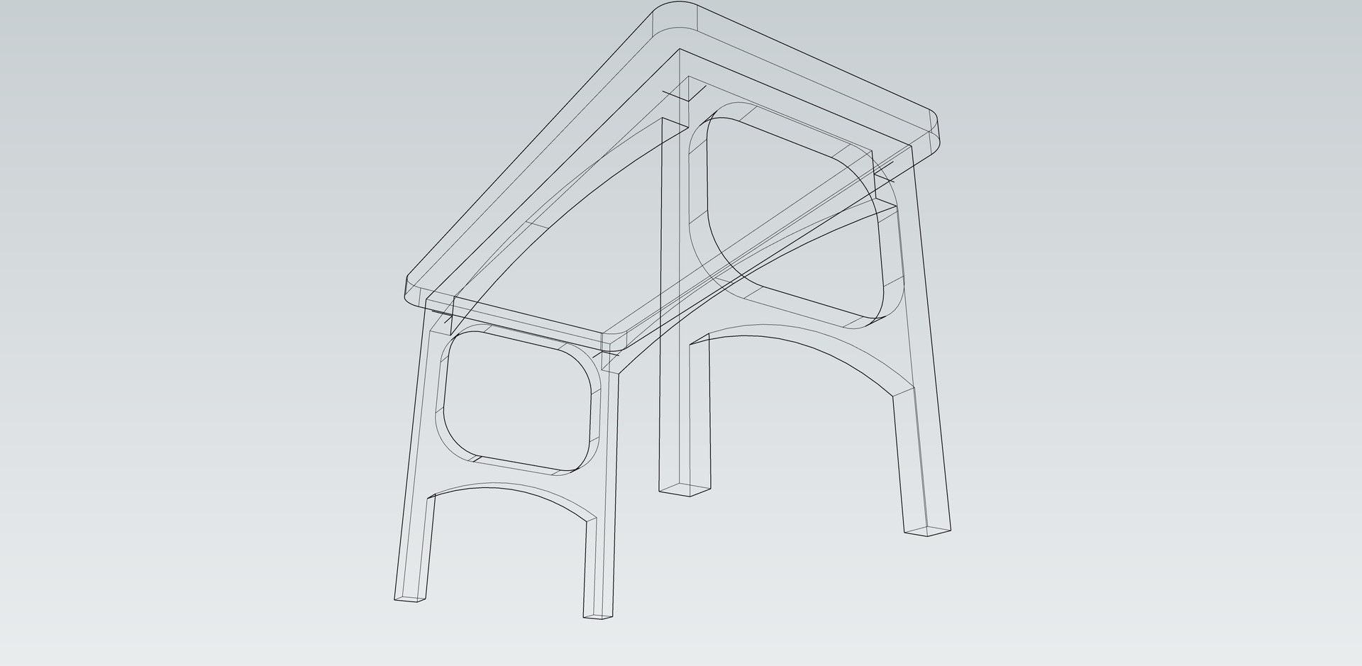 3D Model Generic Computer Table - TurboSquid 1998197