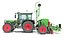 Traktor mit Sämaschine