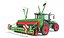 Traktor mit Sämaschine