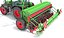 Traktor mit Sämaschine