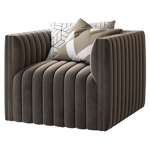 3D model Coco Republic Victor Swivel Chair2