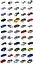 55 coches CG de alta calidad