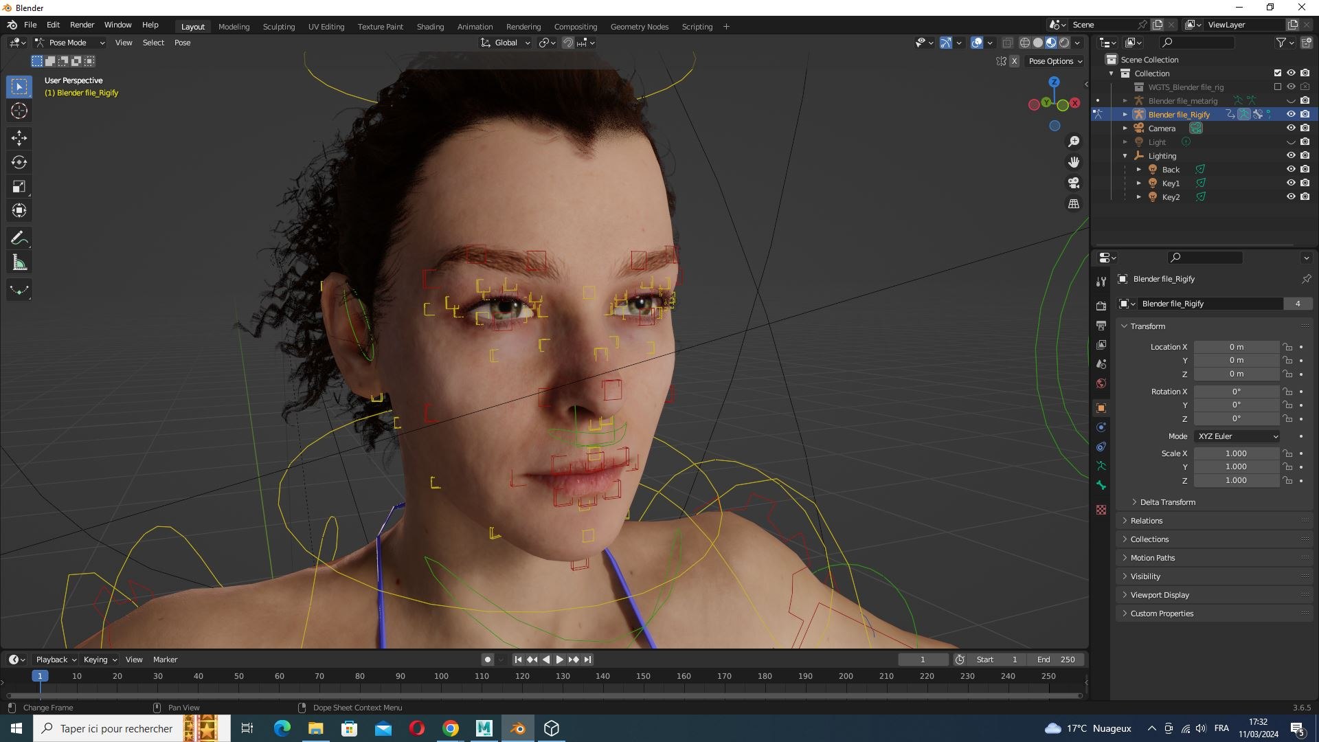 Jacqueline - Realistic Woman Scanned Female Clean 3D Model - TurboSquid ...