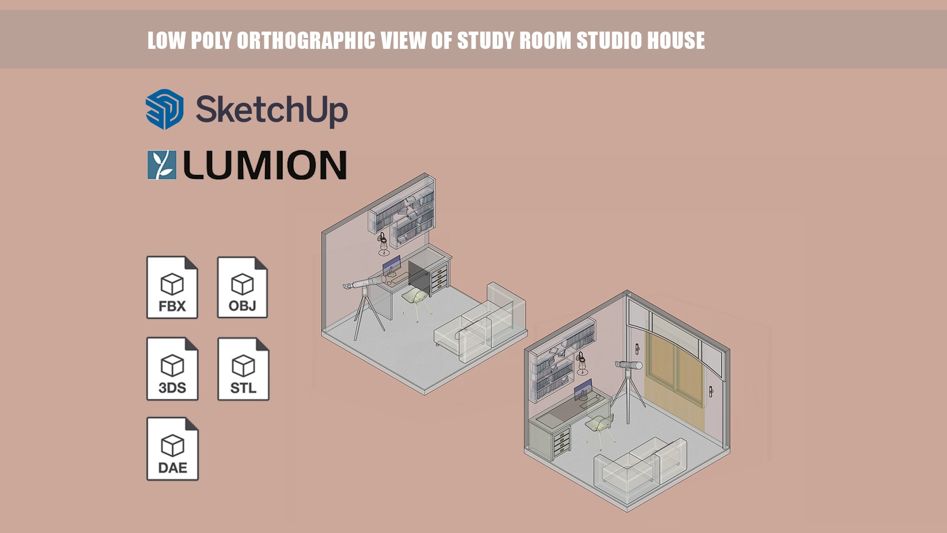 Low poly orthographic view of study room studio house Lumion 11 Low-poly 3D model 3D model https://p.turbosquid.com/ts-thumb/t9/mv4e3q/VT/lowpolystudyroomwf/jpg/1674118582/1920x1080/fit_q87/a099c00f786456dffd23b05e9bf3b1bdafcc1d59/lowpolystudyroomwf.jpg