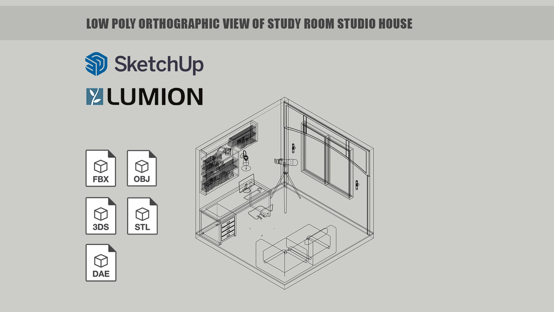 Low poly orthographic view of study room studio house Lumion 11 Low-poly 3D model 3D model https://p.turbosquid.com/ts-thumb/t9/mv4e3q/dq/lowpolystudyroomwf3/jpg/1674118947/1920x1080/fit_q87/fe86b562b0895dee7db449392b26c9ff36c03d29/lowpolystudyroomwf3.jpg