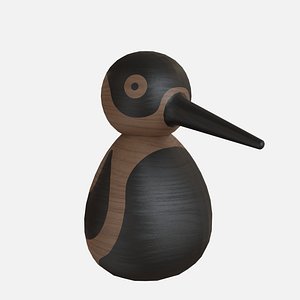 Wood bird woodpecker 3D model