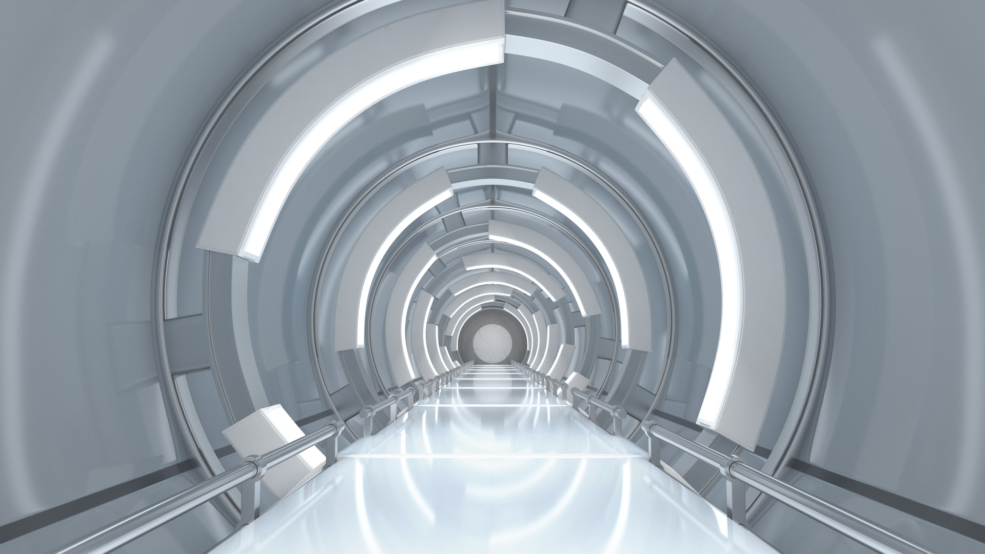 3D Model Sci-Fi Futuristic Corridor - TurboSquid 2091675