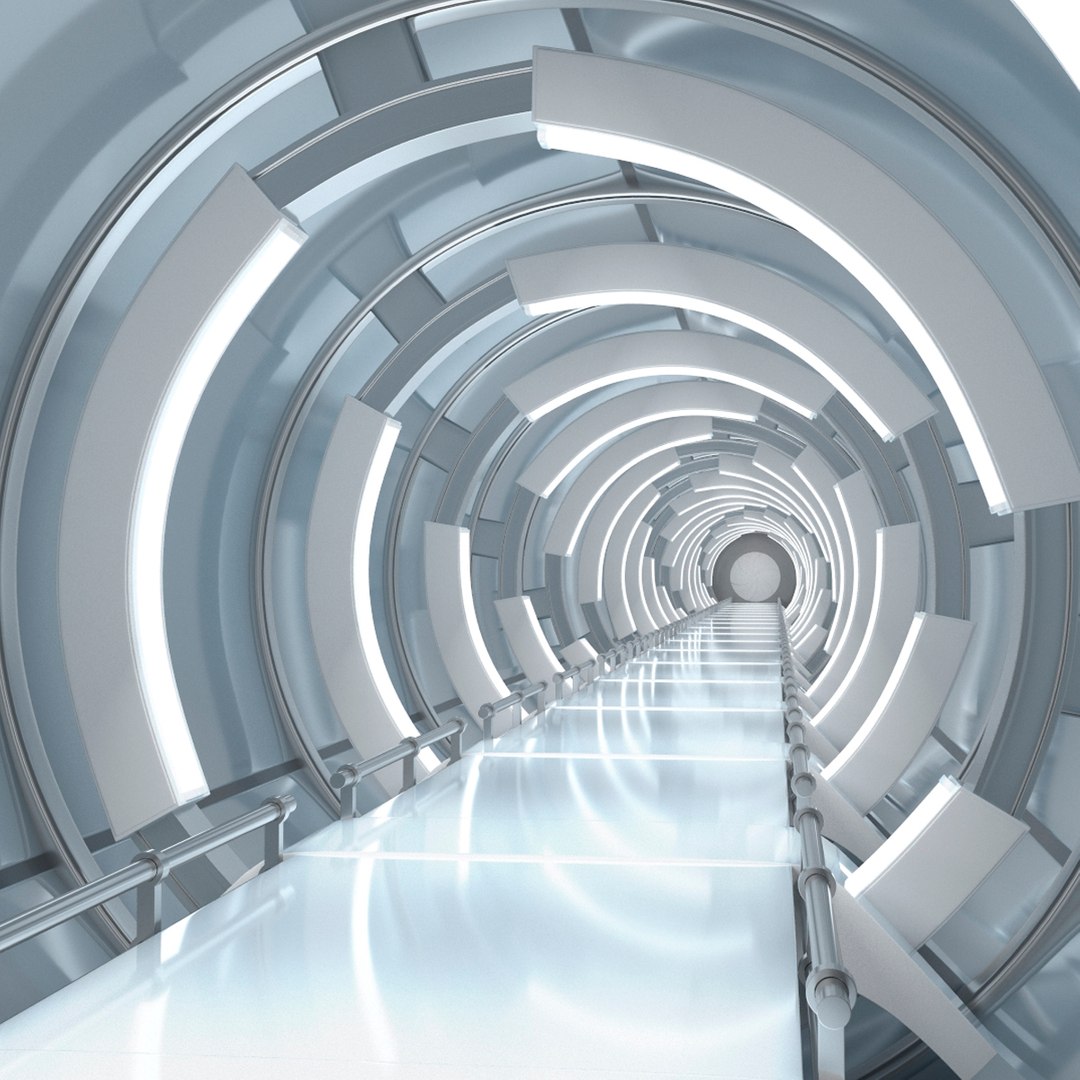 3D Model Sci-Fi Futuristic Corridor - TurboSquid 2091675