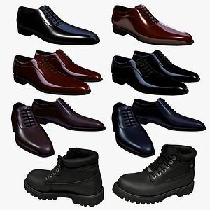 Shoes and Boots Pack 3D Models Collection 3D