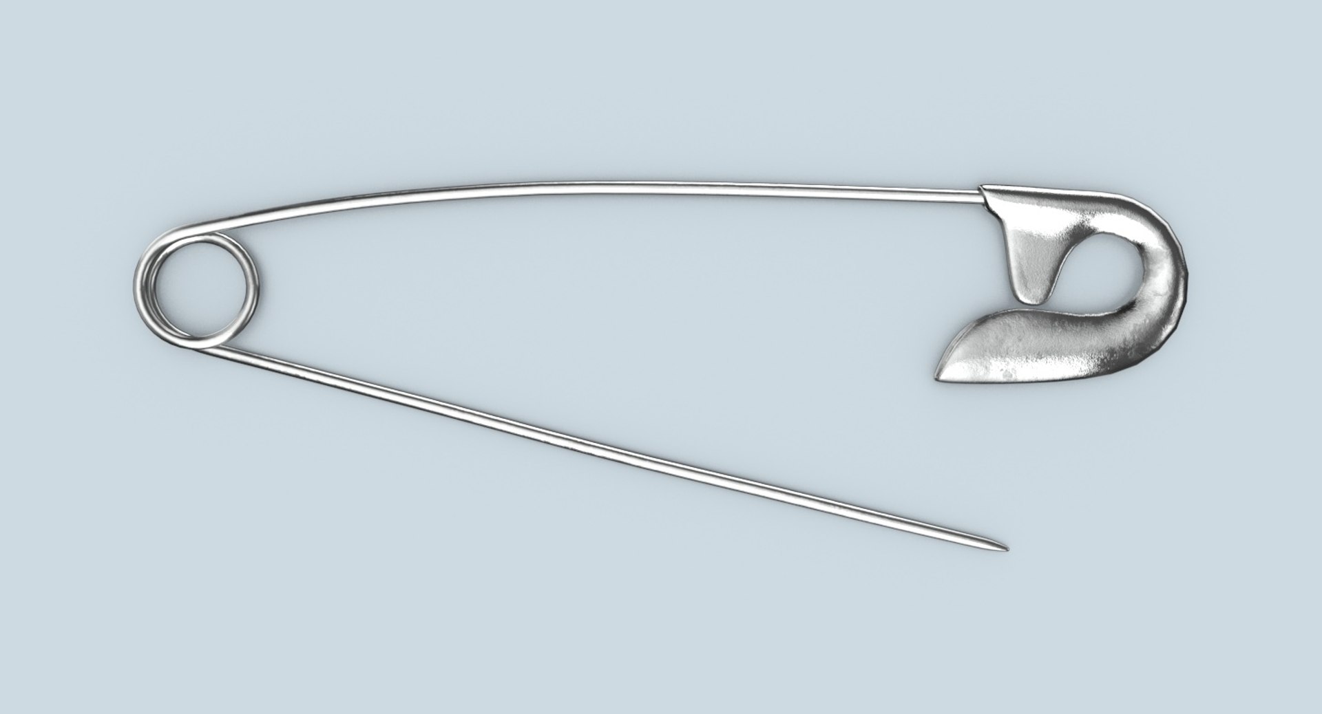 3D Safety-pin---open Model - TurboSquid 1199347