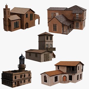 Spanish House Collection 3D