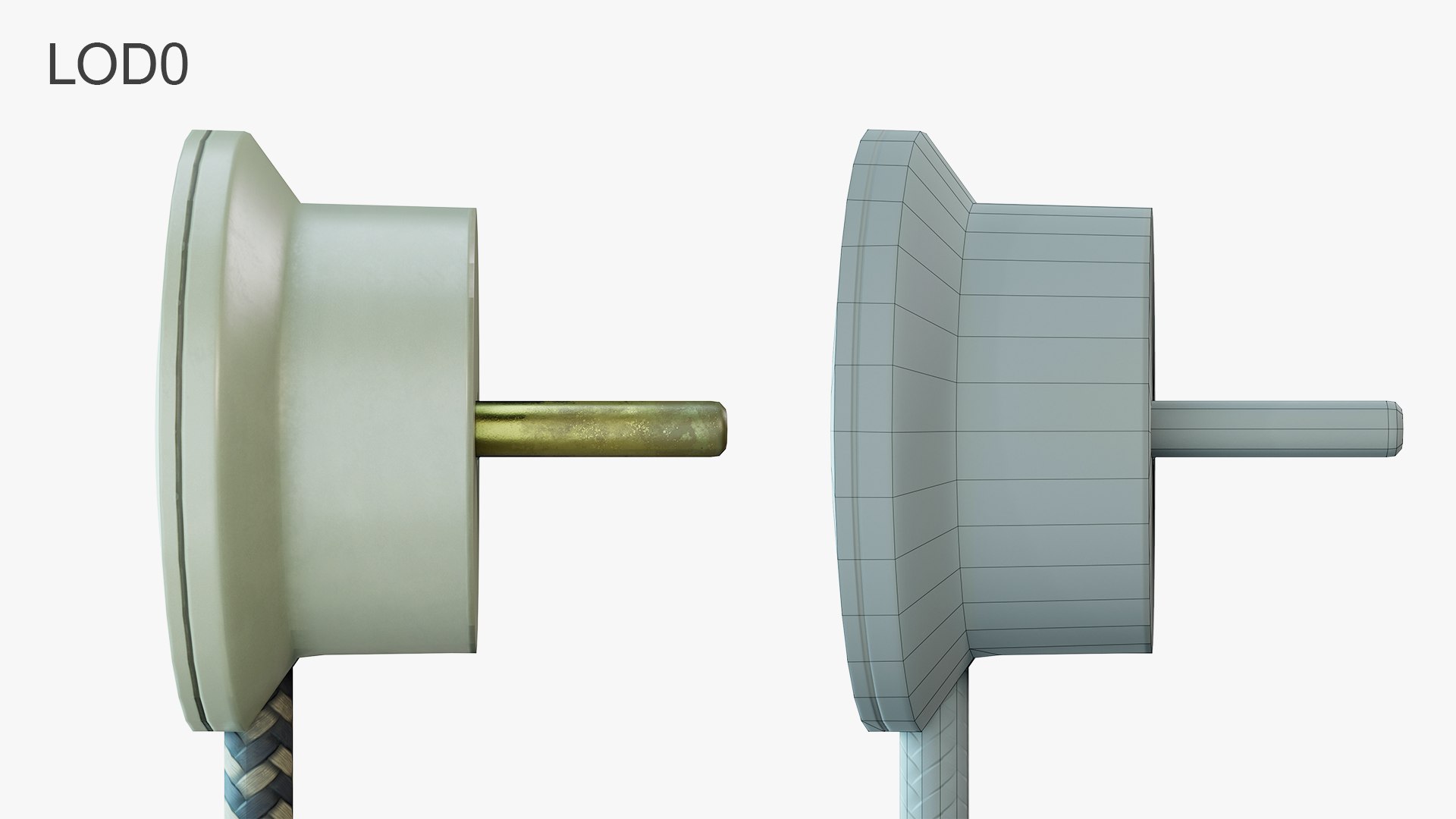 3D Round Electrical Plug USSR - TurboSquid 2275331
