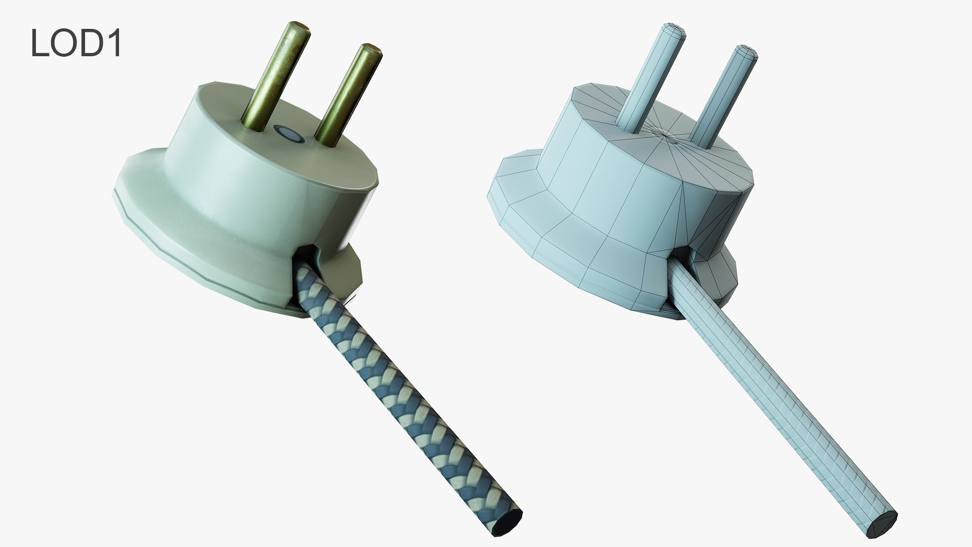 3D Round Electrical Plug USSR - TurboSquid 2275331