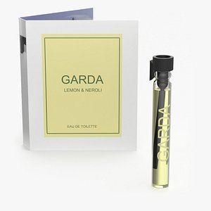 Garda Lemon and Neroli Perfume Sample Package 3D model