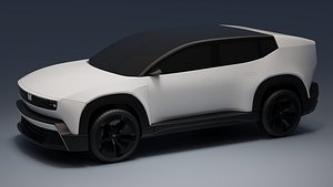 Honda 0 Suv Electric Crossover 3D Model 2025-26 3D