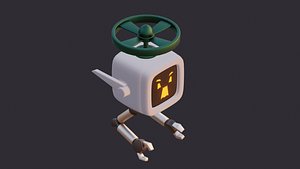 Lowpoly Robot Character