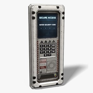 Sci-Fi Security Panel
