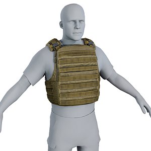 3D Flak Vest model