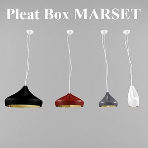 pleat box marset lights 3d 3ds