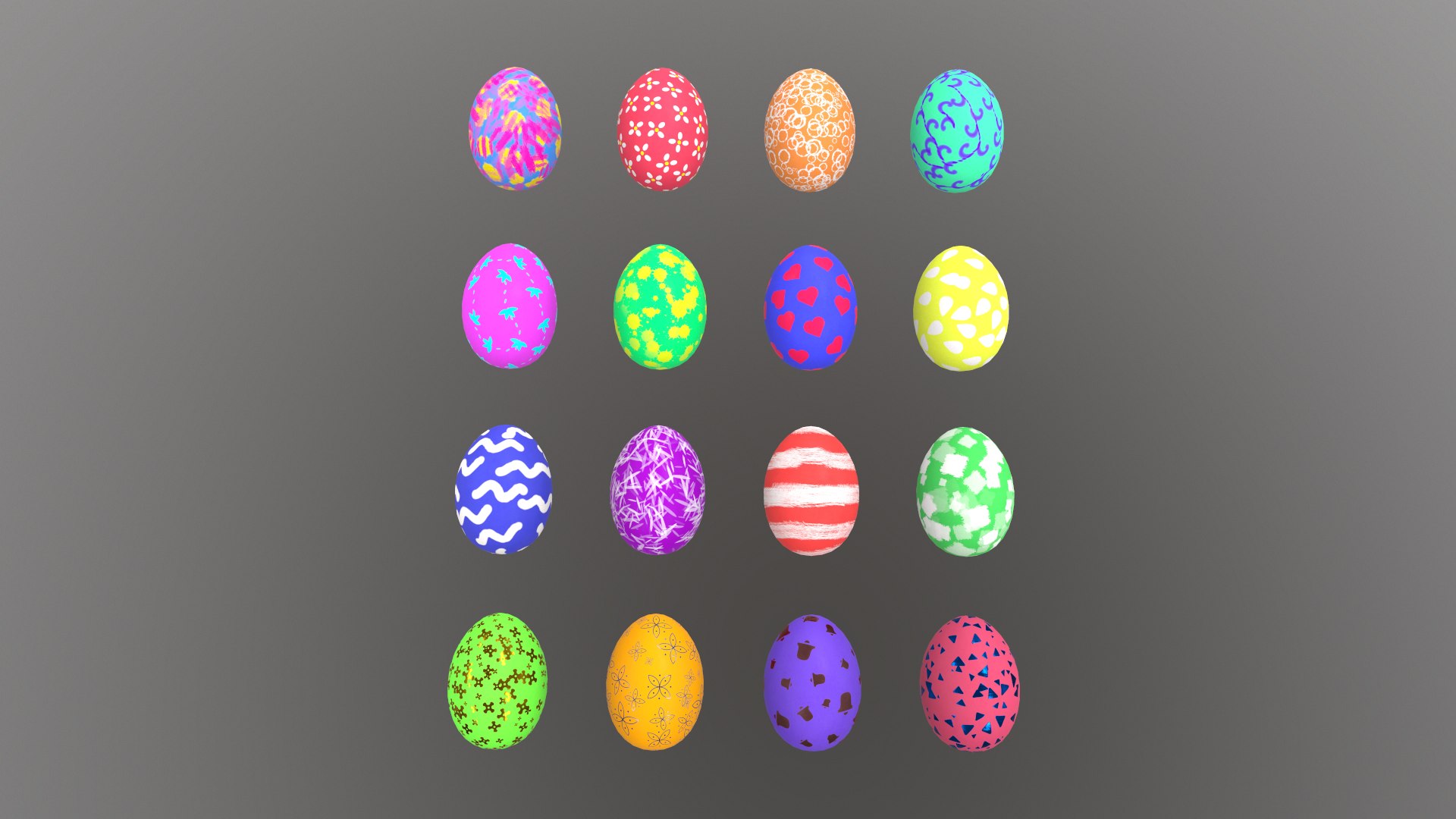 3D 4 Sets Easter Eggs model https://p.turbosquid.com/ts-thumb/tA/M82j59/OK/screenshot024/png/1648416658/1920x1080/fit_q87/38f532a3756c6e5be68e269a856dd5e92ff0e3fd/screenshot024.jpg