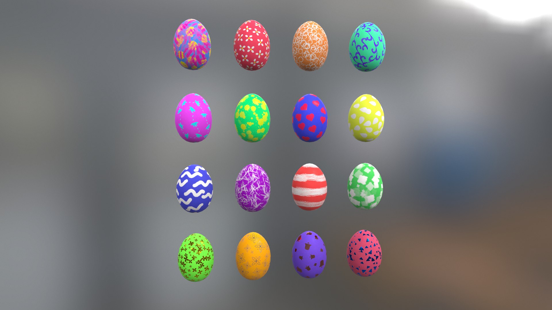 3D 4 Sets Easter Eggs model https://p.turbosquid.com/ts-thumb/tA/M82j59/aA/screenshot025/png/1648416659/1920x1080/fit_q87/7f391eedbe708ee7083040e80739eec84a571fdc/screenshot025.jpg