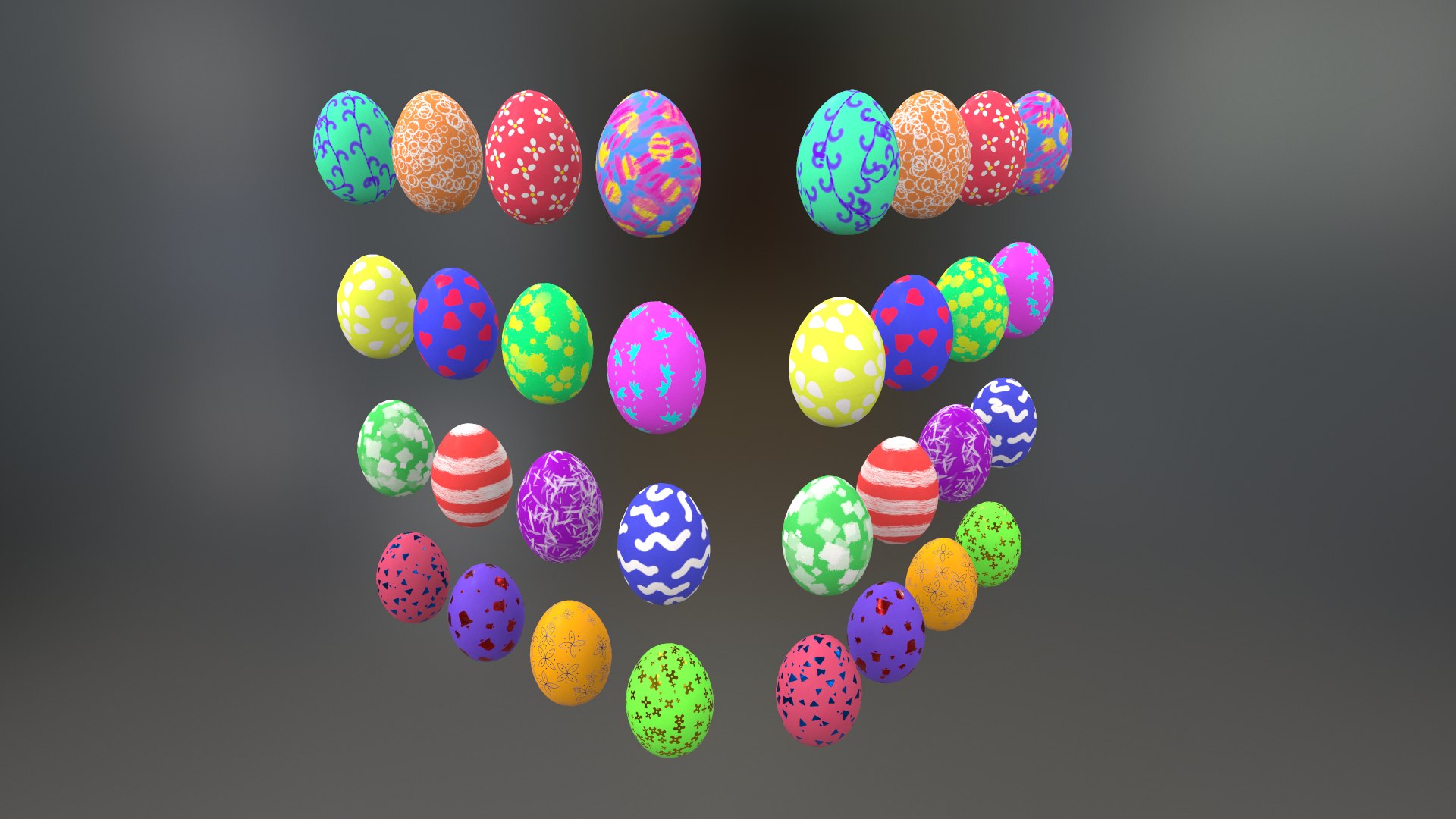 3D 4 Sets Easter Eggs model https://p.turbosquid.com/ts-thumb/tA/M82j59/i2/screenshot030/png/1648416670/1920x1080/fit_q87/beead7aeb1e8e0f2a8dde2ddeb9037d9406639b1/screenshot030.jpg