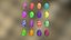 4 Sets Ostereier