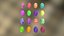 4 Sets Ostereier