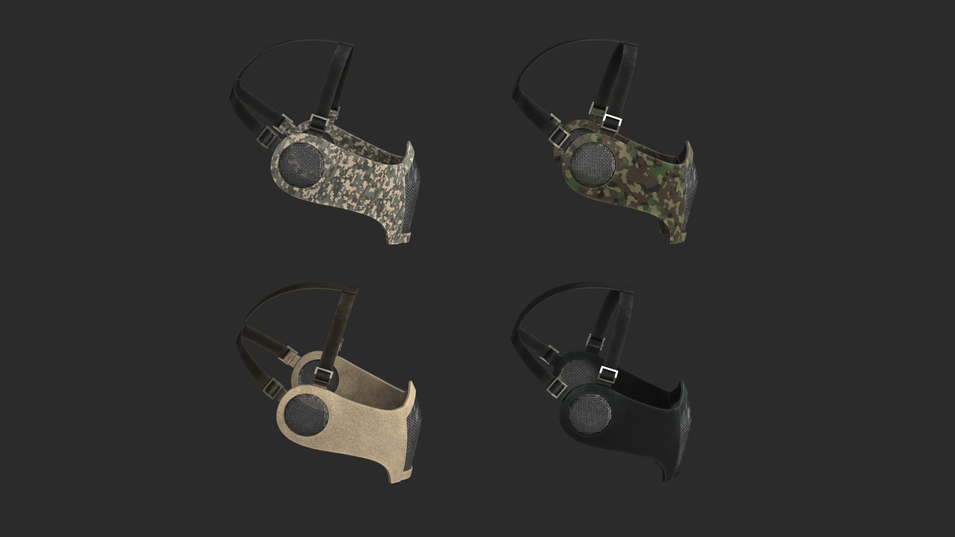 Tactical Ear Protection Mask 3D TurboSquid 2130744