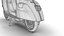 Vespa 125 1967 3d model