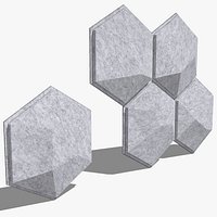 Hexagon Sound Proofing Panels - 12in