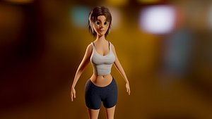 3D Yara Stylized Woman