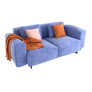 Moroso Cuadra soft sofa Patricia Urquiola 3D model