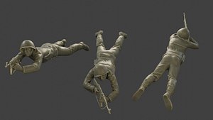 3D model CzechSlovak Communist Soldier CCS1 006