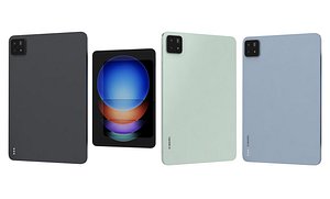 3D Xiaomi Pad 6S Pro 12 4 All Colors Low Poly