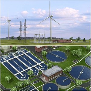 Water Treatment and Wind Tirbune Substation Plant