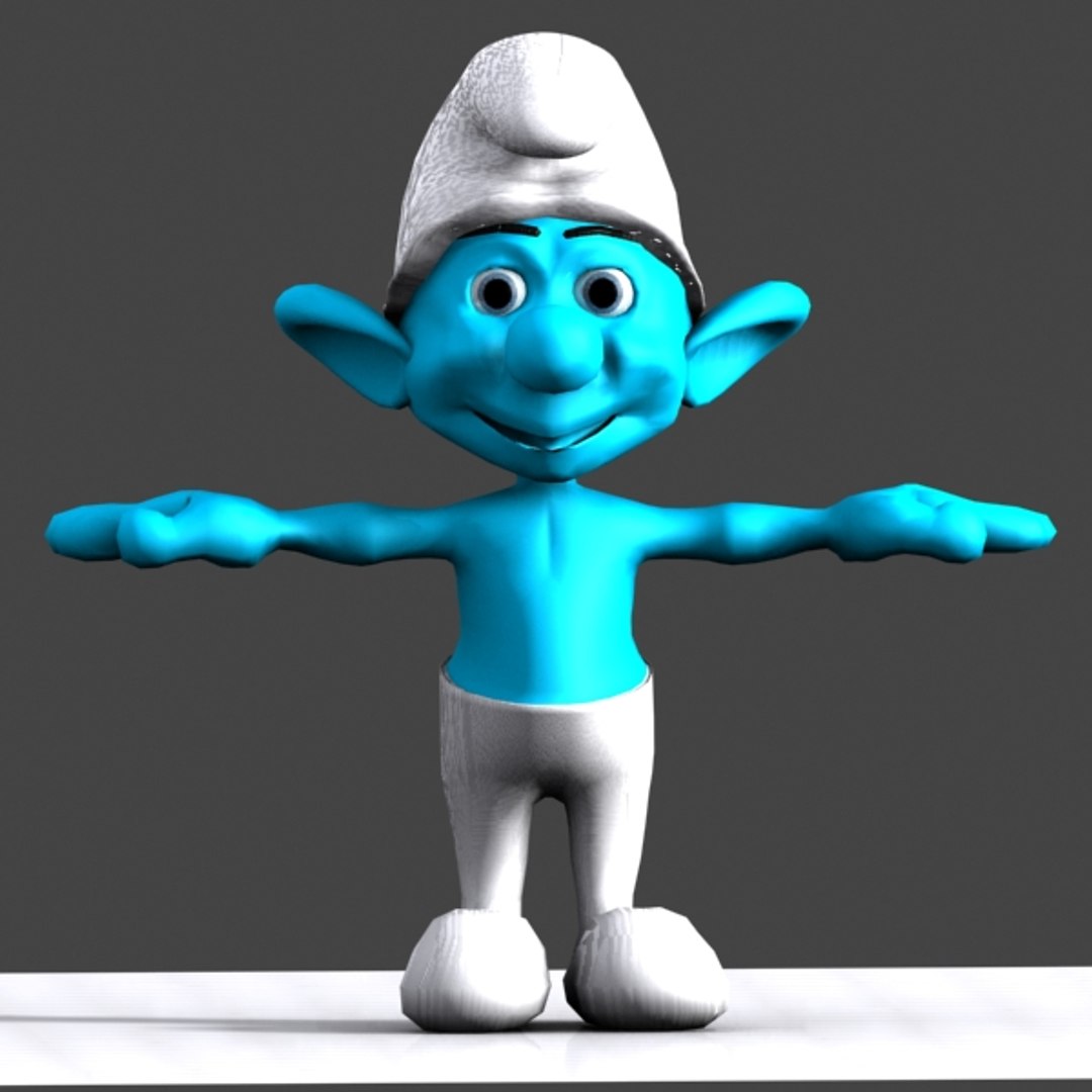 3d smurf model