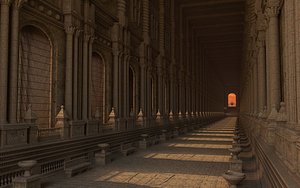 Fantasy Inside Castle Environment