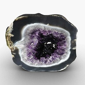 3D Amethyst model