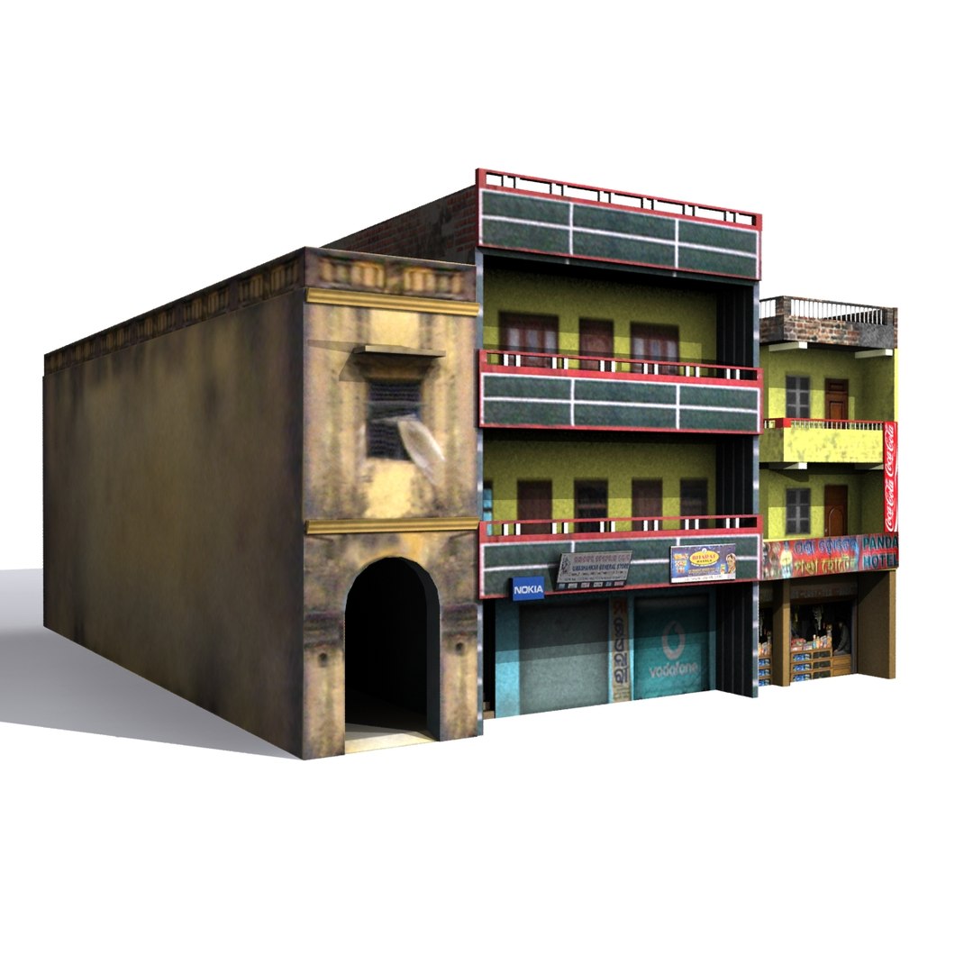 Local Indian House 3d Model