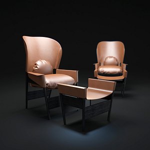 heta-armchair 3d model