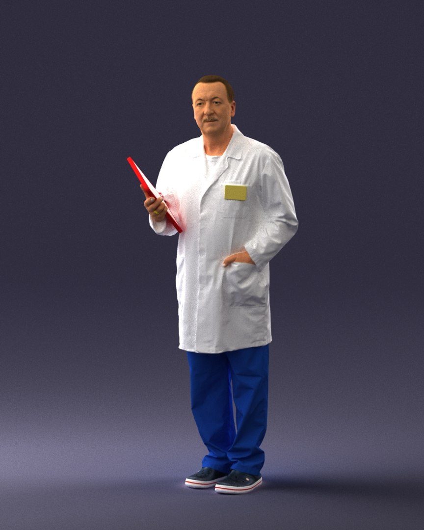 People Doctor Character Model - TurboSquid 1428488